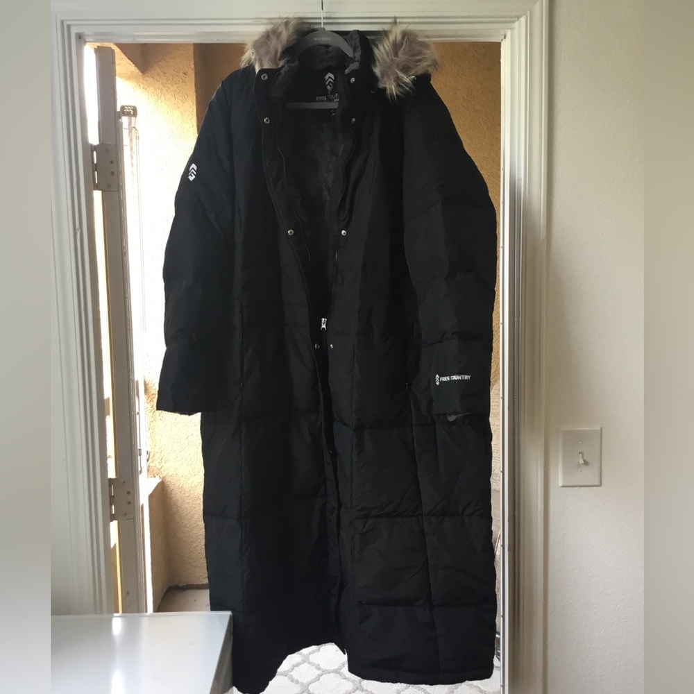 Free Country Women's Plus Size Full Length Splendor Down Jacket - 3X - Picture 5 of 12
